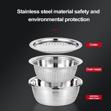 Load image into Gallery viewer, 3 IN 1 Stainless Steel Basin