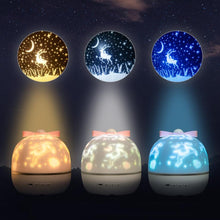 Load image into Gallery viewer, 360 Rotation Starry Sky Projector