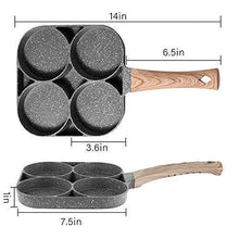 Load image into Gallery viewer, 4-CUP EGG/BURGER FRYING PAN