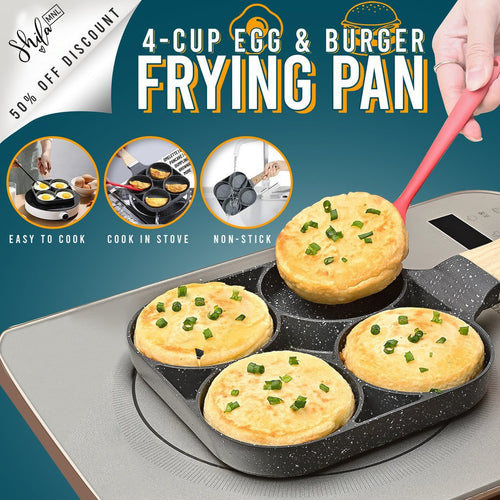 4-CUP EGG/BURGER FRYING PAN